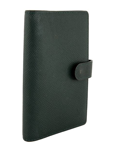 Small Ring Agenda Cover Taiga Leather 